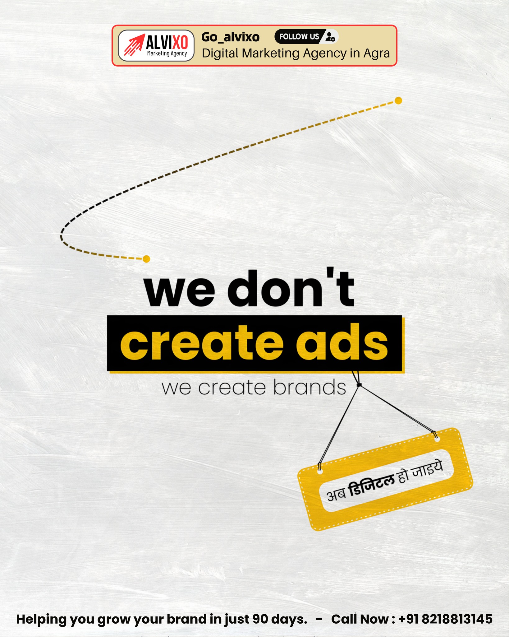 ALVIXO Promotions Instagram post design for a local brand campaign