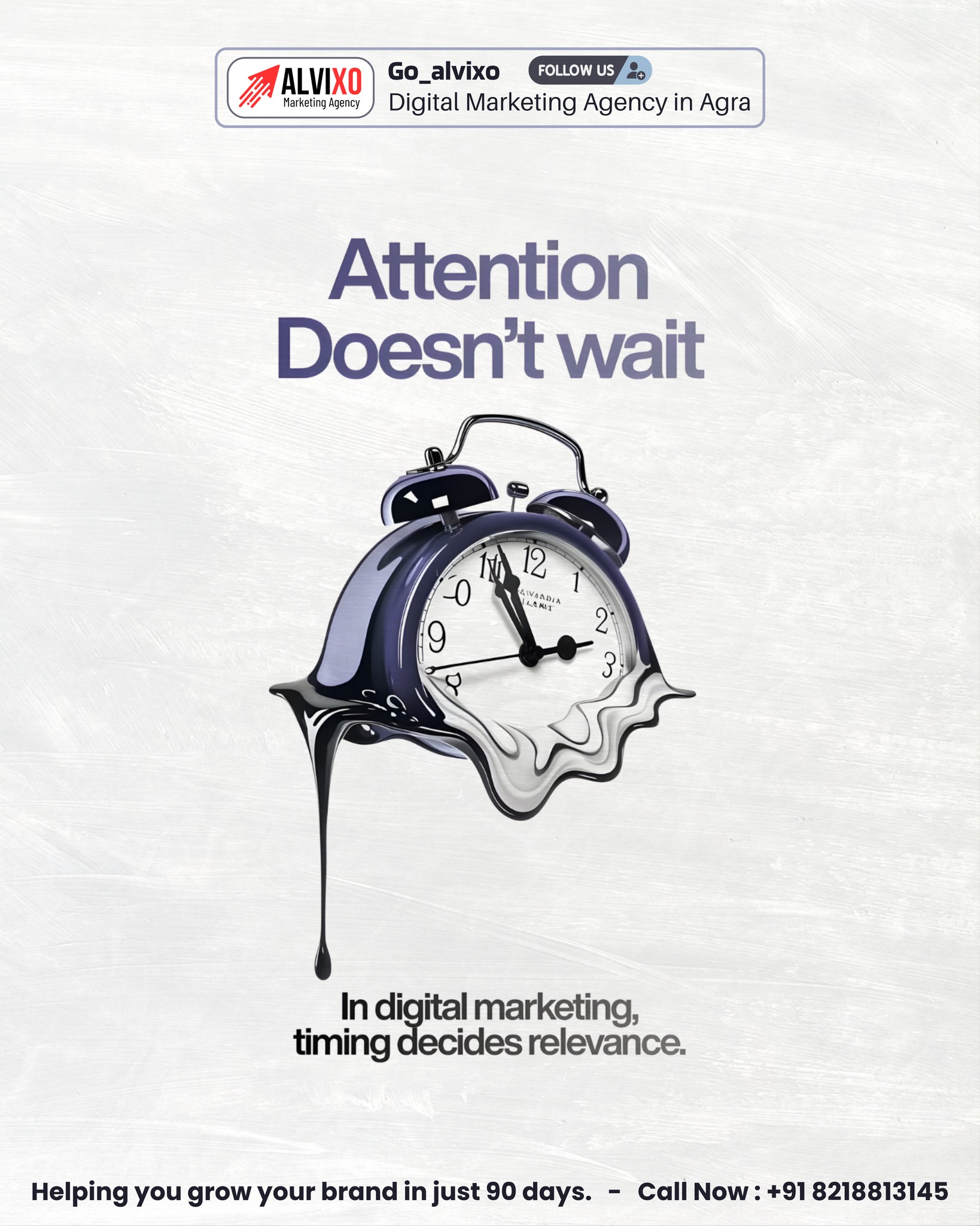 Digital marketing campaign creative for an Agra business