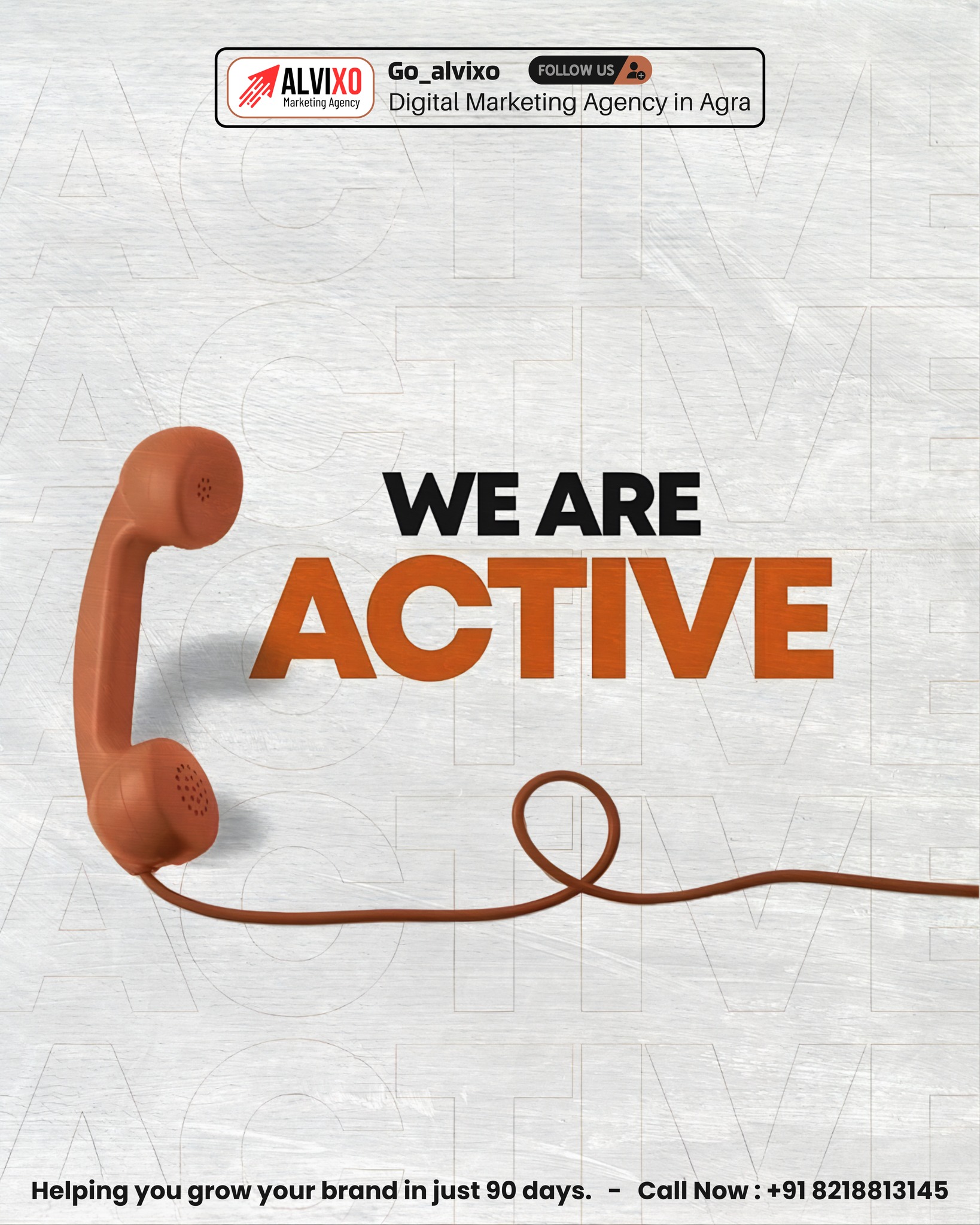 Social media ad creative designed by ALVIXO Promotions in Agra