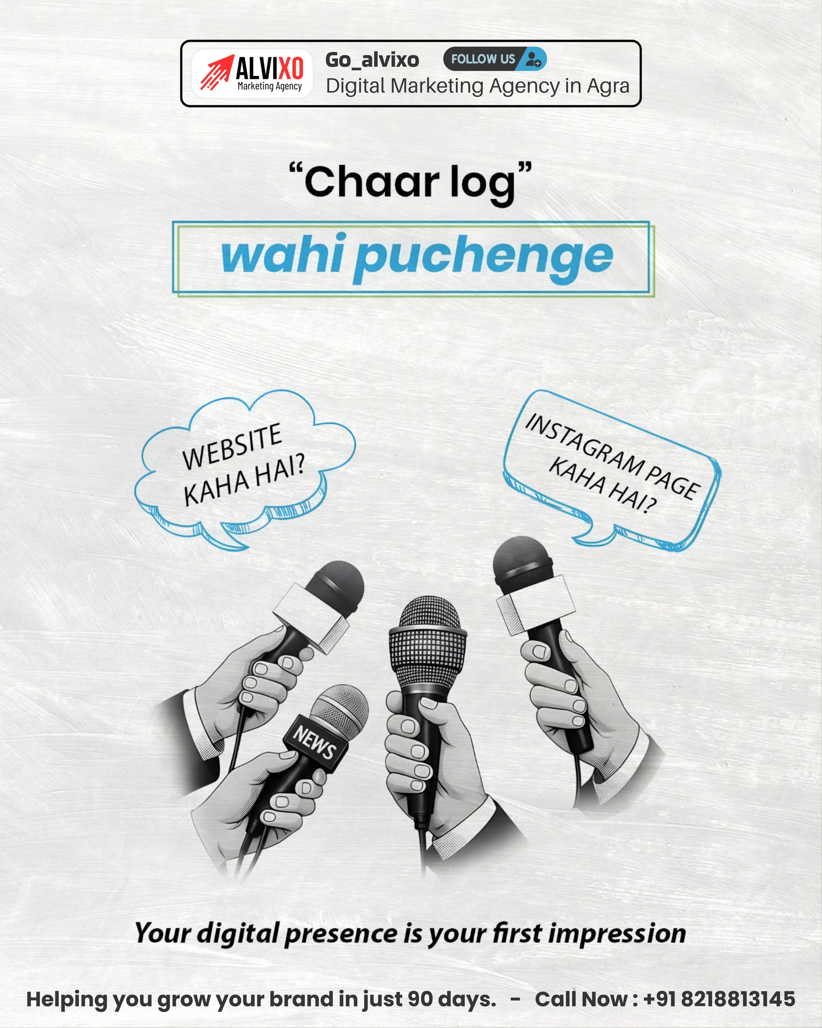 Instagram reel cover designed for a client by ALVIXO Promotions