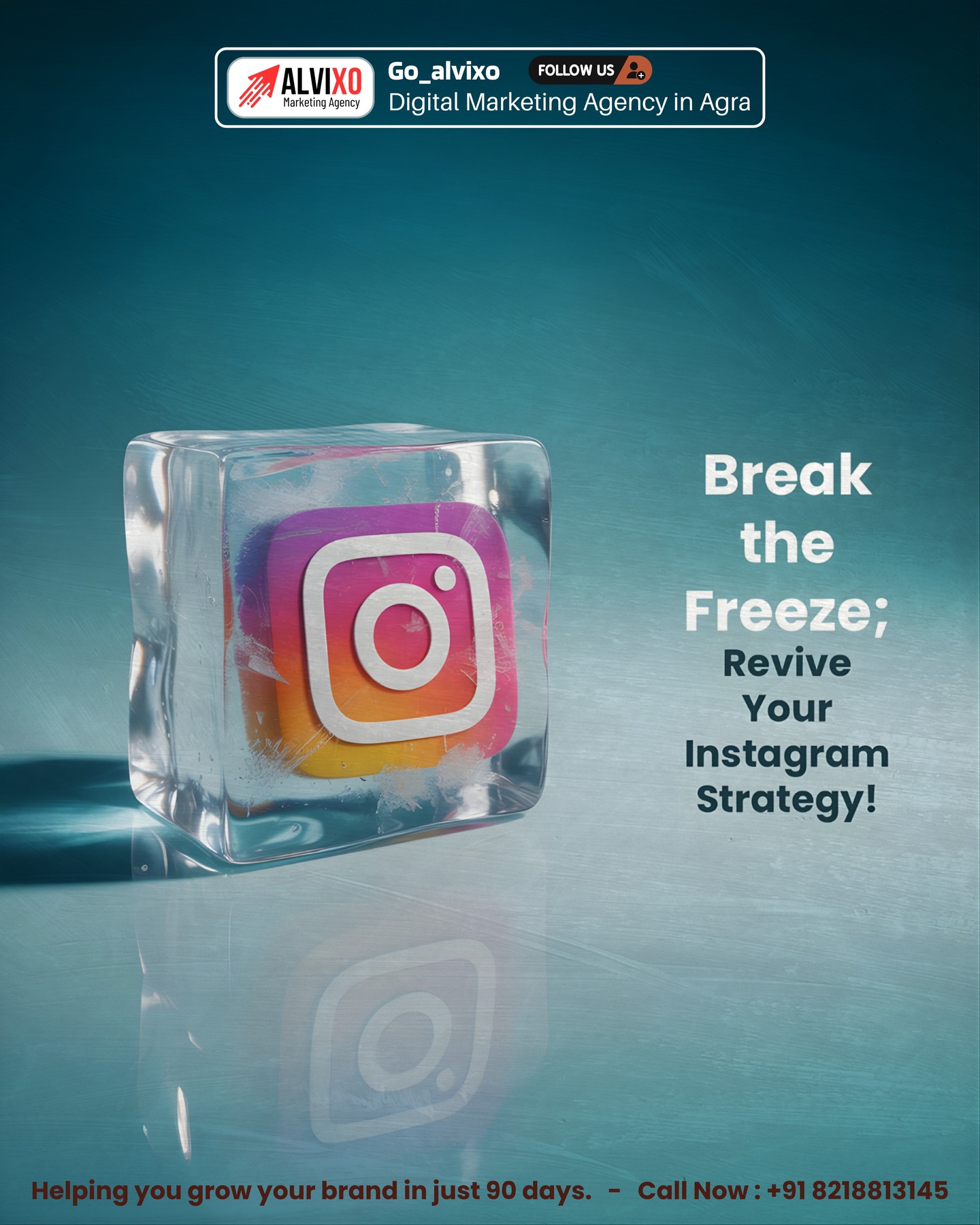 Social media growth campaign post by ALVIXO Promotions