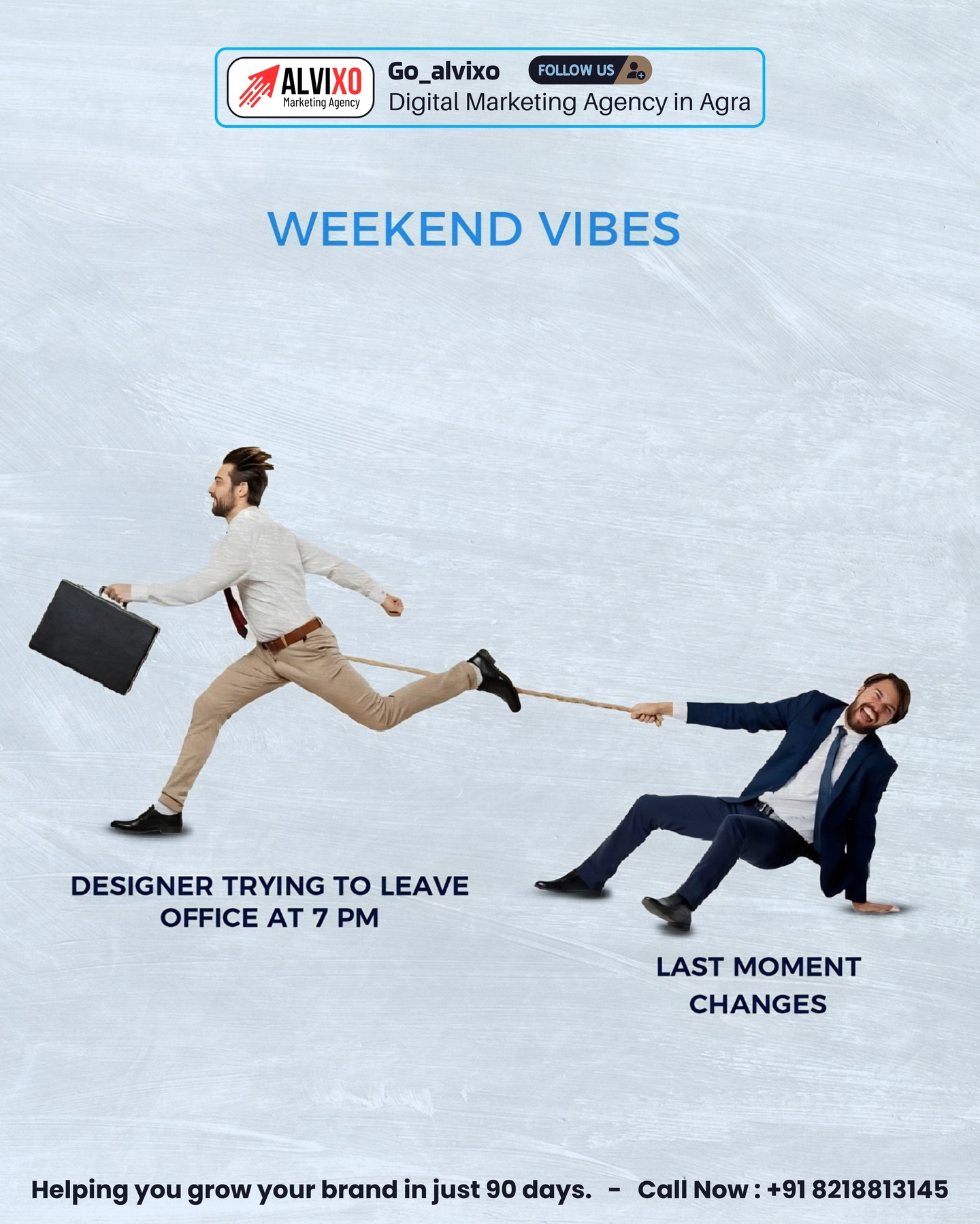 Social media ad creative designed by ALVIXO Promotions in Agra