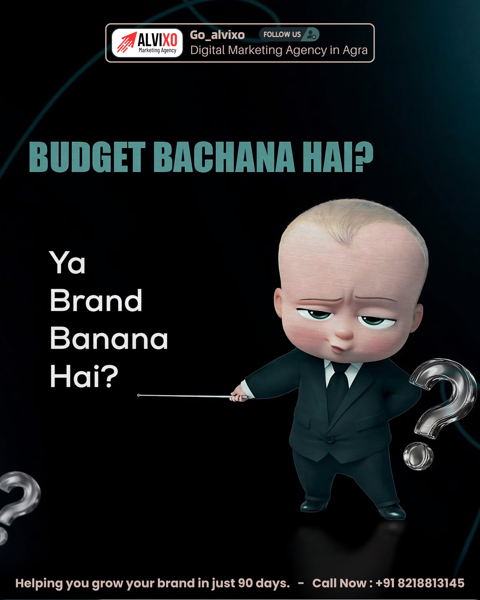 Digital marketing campaign creative for an Agra business