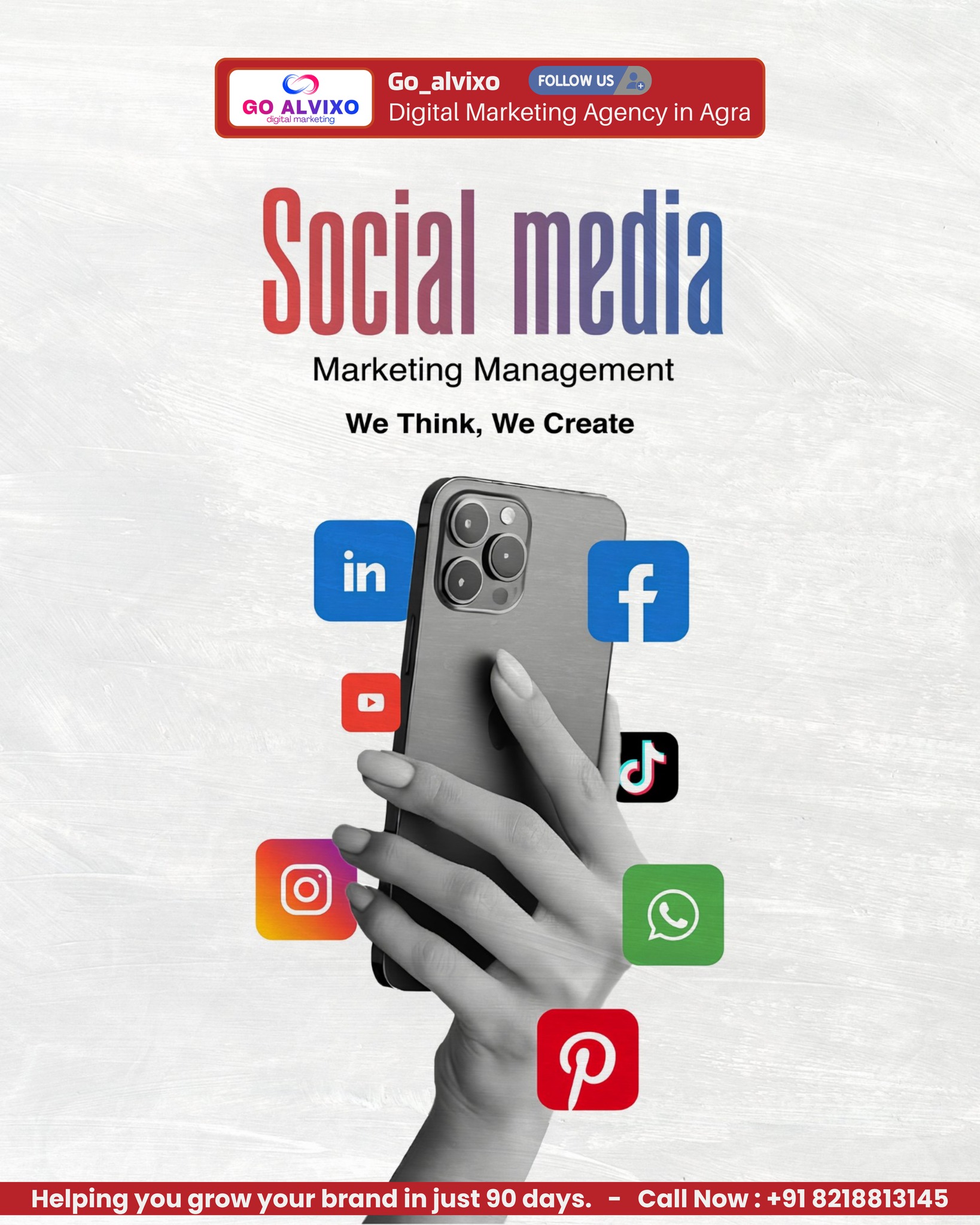 Social media growth campaign post by ALVIXO Promotions